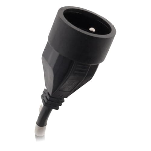 Zenitech - Prolongateur électrique 16A HO5VV-F 3G1,5mm² 3m - Noir