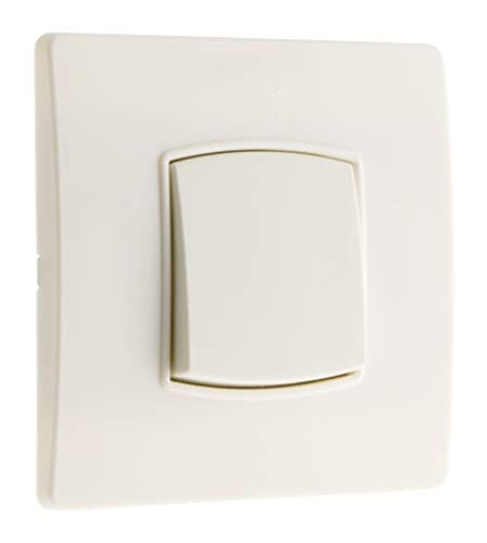 Zenitech Prise 2P+T 16A Blanc Pour Maison - Grande Capacité - Sécurité Elevée — Va et vient simple