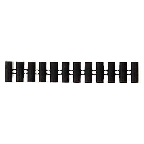 Barrette Zenitech 12 plots Section 25mm² Noir - Électricien - Travaux d'entretien - Isolant thermique