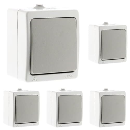 Zenitech Prise 2P+T 16A IP54 Gris Clair pour Pièce Humide - Résistant à l'Eau et Facile d'Installation - Akya — Va et vient