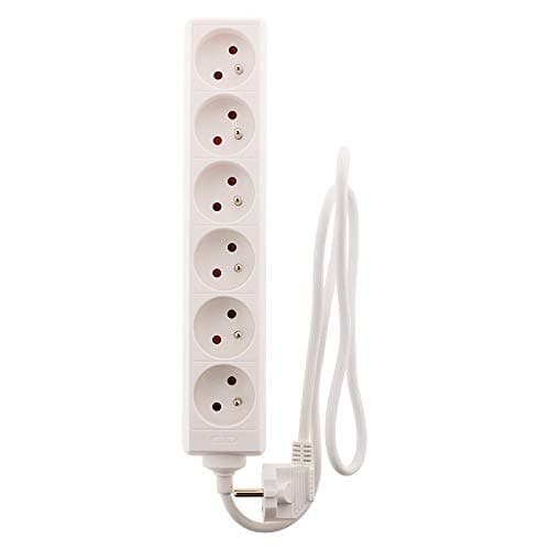 Zenitech Bloc 6 Prises 16A 2P+T Blanc Meilleures Ventes