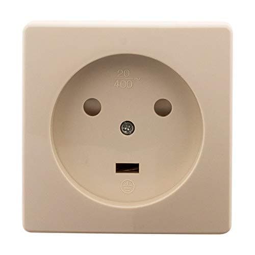 Zenitech Prise à encastrer 20A blanc pour maison