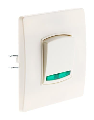 Zenitech Prise 2P+T 16A Blanc Pour Maison - Grande Capacité - Sécurité Elevée — Va et vient à voyant