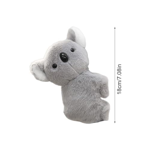 Koala en Peluche Réaliste avec Mouvement AI, Lueur et Réconfort - Compagnon Anti-Anxiété pour le Coucher, Jouet Emotionn