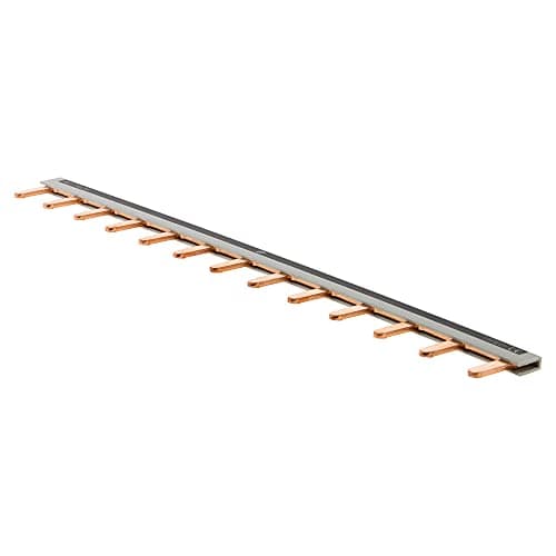Zenitech - Peigne de raccordement universel 13 modules - Acier - Compatible disjoncteurs automatiques ou à vis - Install