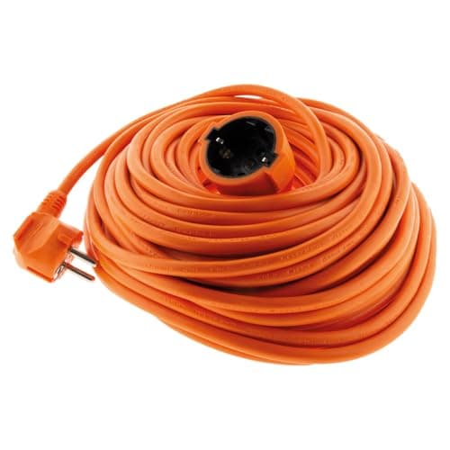 Rallonge Schuko Zenitech H05VV-F 3G1,5mm² - 25m - Noir — Orange
