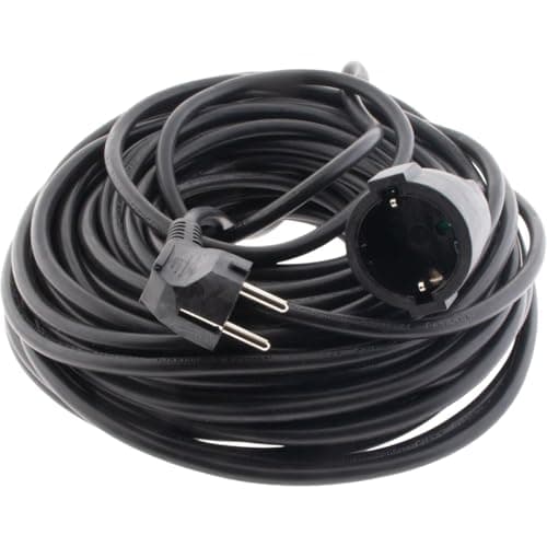 Rallonge Schuko Zenitech H05VV-F 3G1,5mm² - 25m - Noir