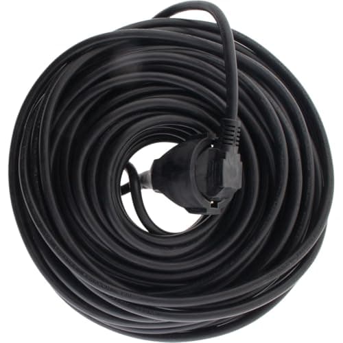 Rallonge Schuko Zenitech H05VV-F 3G1,5mm² - 25m - Noir