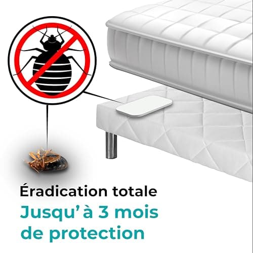 DECIMEX - Plaquette Anti-Punaises de Lit et Acariens - Traitement Efficace et Rapide pour Maison & Literie - Protection