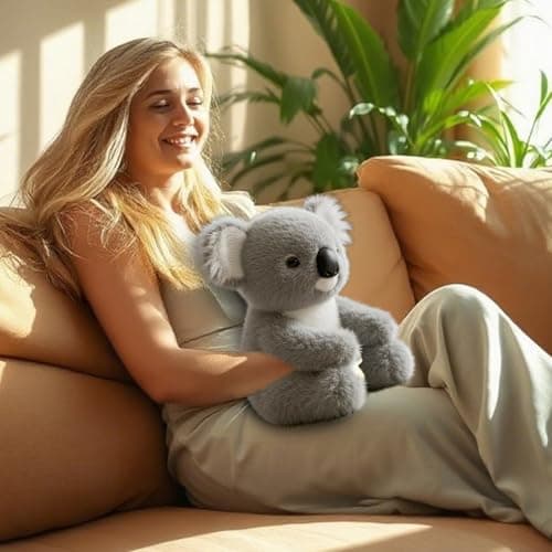 Koaly Jouet en Peluche Koala Ultra Doux et Respirant - Pour Tous les Âges, Soulage le Stress