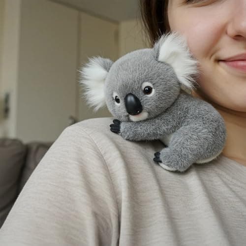Koaly Peluche de soutien émotionnel - Peluche apaisante pour stress et anxiété - Coussin relaxant pour adultes et jeunes