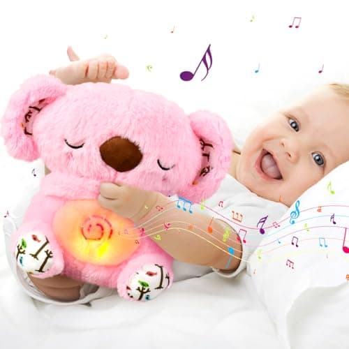 Peluche Koala Respire Cadeau Enfant Écouter Musiques Lumières Anniversaire