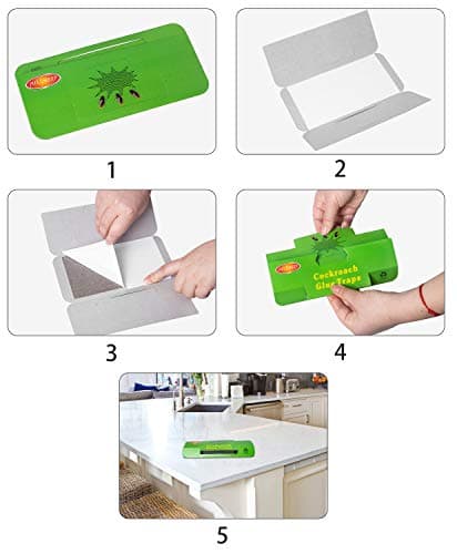 Piege Cafard Puissant Pour Professionnels 24 Pcs Attrape-Cafards