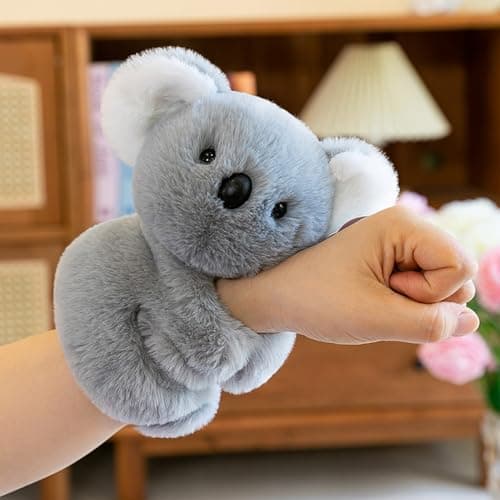 Koala en Peluche Réaliste avec Mouvement AI, Lueur et Réconfort - Compagnon Anti-Anxiété pour le Coucher, Jouet Emotionn