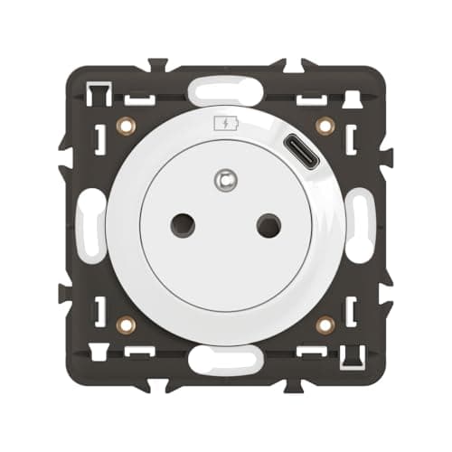 PEIGNE RAPIDO CÉLIANE DE LEGRAND - Multipostes faciles pour prises électriques et USB - Idéal pour le bureau et la maiso