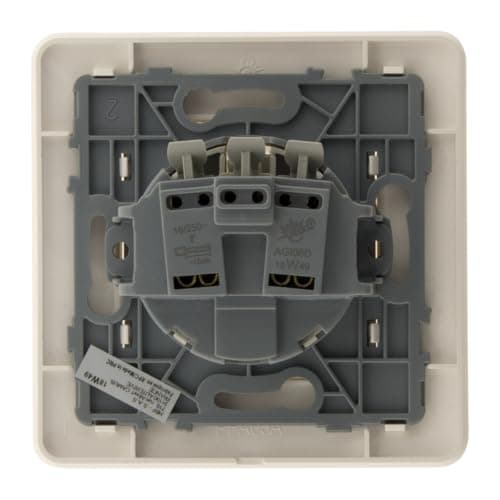 Zenitech Prise Schuko 16A - Blanc - Prise Électrique pour Maison et Bureau