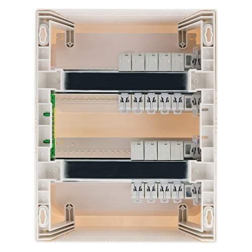 Zenitech Coffret T3 26 modules + 9 disjoncteurs + 2 interrupteurs - Éléments clés pour la sécurité électrique - Idéal po