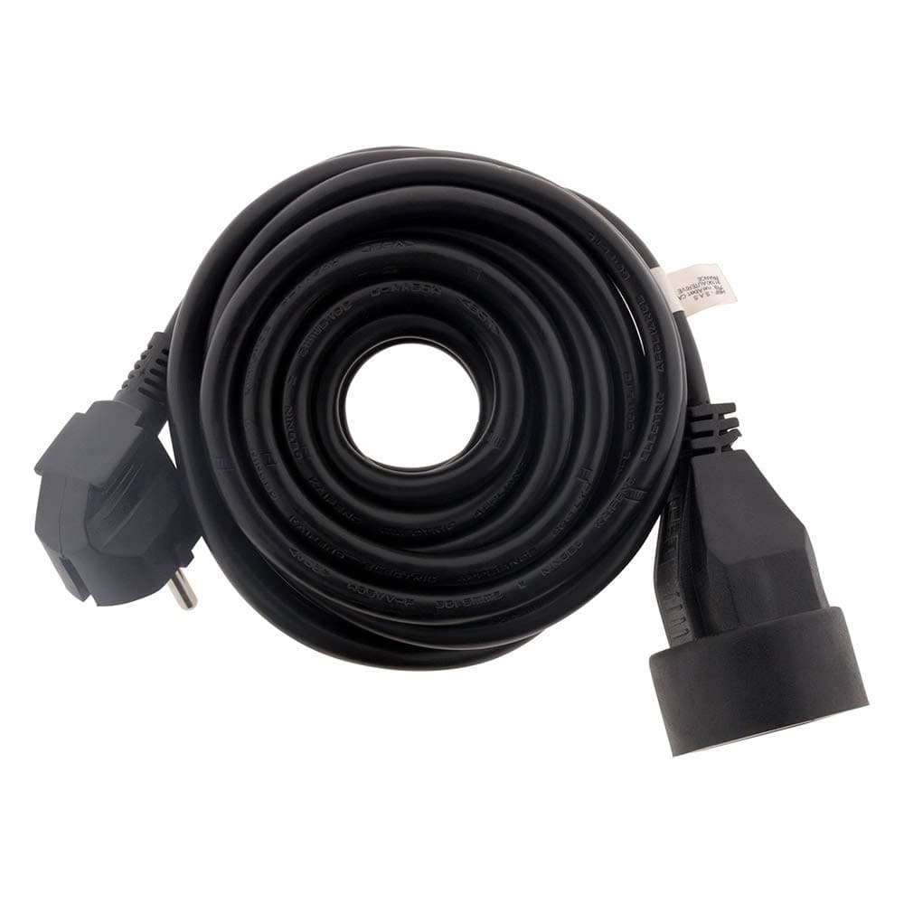 Prolongateur Zenitech 16A HO5VV-F 3G1,5mm² Noir 5m | Connectivité | Travaux électriques | Haut débit | 5m