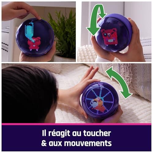 Bitzee Boule Hamster - Animal Interactif Numérique avec Écran Tactile - Jeu Éducatif pour Enfants 5 et + à 20 Animaux Ré
