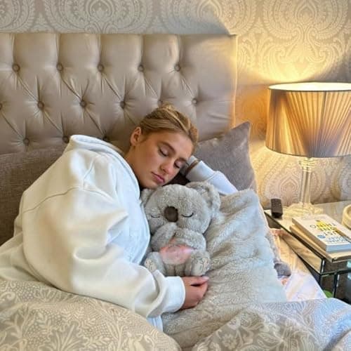 Jouet Animal en Peluche Portable avec Musique et Lumières pour Soulager le Stress et l'Anxiété chez les Enfants et Adult