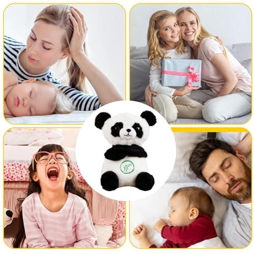 Panda Générique Sommeil Peluche Respirant, Machine À Sommeil Interactif Avec Lumière Et Mouvement Rhytmé Pour Enfants